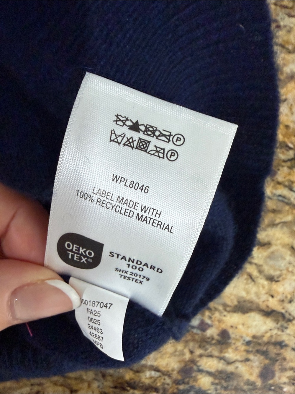 Charter Club Luxury 100% Cashmere Navy Blue Crewneck Sweater Size M - Picture 6 of 8